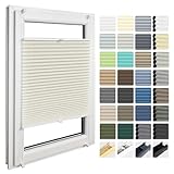 Home-Vision Premium Plissee & Wabenplissee nach Maß, ohne Bohren mit...