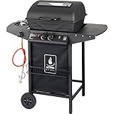Activa Lavastein-Gasgrill, Schwarz
