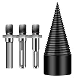 Holzspalter Spiralbohrer | Stahl Kaminholz Spalter Bohrerkopf - Abnehmbares...