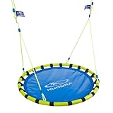 HUDORA Nestschaukel Alu 120 - Hochwertige Indoor & Outdoor Korbschaukel -...