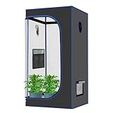 VIEWALL Growzelt 60x60x120cm,Grow Zelt für...