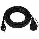 REV Verlängerung 10m Verlängerungskabel für den Außenbereich max. 3680W...
