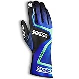 Sparco Rush Handschuhe 2020 GRÖSSE 10 BLAU/SCHWARZ, 44