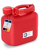 hünersdorff Kraftstoff-Kanister STANDARD 5l für Benzin, Diesel und andere...