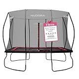 HUDORA Trampolin 4square - 244x366/215x305cm großes, rechteckiges Outdoor...