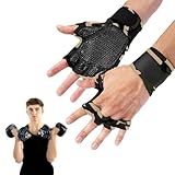 Trainingshandschuhe | Handgelenkstütze, fingerlose Handschuhe, belüftete...