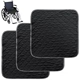 3 Stück Waschbare Inkontinenz Sitzauflage, 50x50cm Rutschfester...