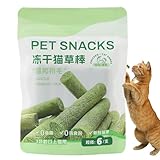 Biniveil Katzengras Sticks | Essbarer Snack für Kätzchen als Kauspielzeug...
