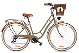 Goetze Retro Damenfahrrad Stillvoll Vintage Holland Citybike, 28 Zoll Alu...