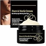 Anti-Aging-Feuchtigkeitscreme für Gesicht und Hals für Männer,...