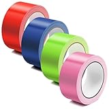 NIEEKRUN 4 Rollen Panzertape 5cm x 10m Klebeband Panzertape Gewebeklebeband...