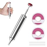 Ganzmetall Vakuum Lötabsaugung Entlötpumpe, mit 2 Silikondüsen und 2...