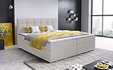 A-dekor home Boxspringbett Fenix Hotelbett, kontinentales Bett,...