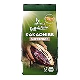 biozentrale Kakaonibs | 200 g Bio Superfood | zuckerarme, geröstete...