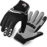 BEAST RAGE Vollfinger-Radhandschuhe mit Polsterung für Männer und Frauen,...