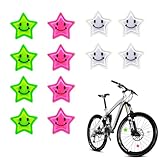 UYGTHI 12 Stück Speichenreflektoren Fahrrad Kinder, Bunte Katzenaugen...