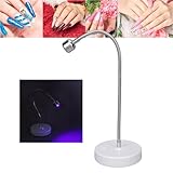 LED UV Lampe für Gelnägel Akku, tragbare Gel Nagellampe, Kabellos 3W USB...