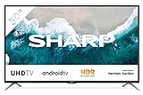 SHARP 50BL6EA Android TV 126 cm (50 Zoll) 4K Ultra HD LED Fernseher (Smart...