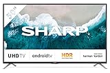 SHARP 50BL6EA Android TV 126 cm (50 Zoll) 4K Ultra HD LED Fernseher (Smart...