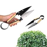 FISHTEC Schere Topiary Tradition - Mit Etui - 33 cm - Gartenschere aus...