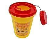 TIGA-MED Kanülen Abwurfbehälter | 5 Stück | 1 Liter / 1000ml |...