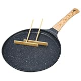 Exyvox Schwarz crepe pfanne 28cm Antihaftpfanne pan Pfannkuchen flache...