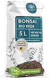 Bonsaierde 5 L ⎜Indoor und Outdoor ⎜mit NPK Dünger ⎜ Gute Drainage