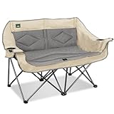 Northroad Folding Loveseat Camping Stuhl Portable Double Duo voll...