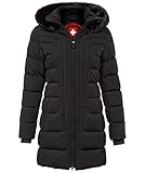 Wellensteyn Damen Jacke BELVITESSE Long Schwarz, Größe:M, Farbe:Schwarz