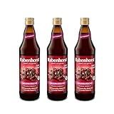 RABENHORST Sauerkirsche Muttersaft BIO, 3er Pack (3 x 700 ml) - 100% purer...