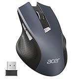 acer Maus Kabellos, 2.4GHz 1600 DPI Ergonomische Funkmaus, 3 Einstellbare...
