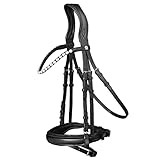 WALDHAUSEN Trensenzaum X-Line Beauty, ENGL.Komb., schwarz, WB, WB, schwarz