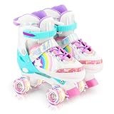 Y-RAIN Rollerskates Kinder Verstellbar Rollschuhe für Kinder mit...