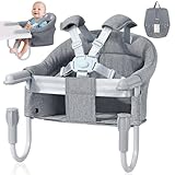 Orzbow Tischsitz Baby mit 5-Punkt-Sicherheitsgurt,Wasserdicht Tischsitz...