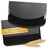 BREADLYST® Premium Teigschaber Set – Teigkarte, Teigspachtel und...