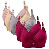Push-Up-BHs für Damen, tiefer V-Ausschnitt, Übergröße, volle Abdeckung,...