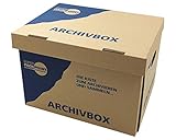 20 Stk. Archivbox Lagerbox 400x320x290mm extrem stabil, bis 250kg...