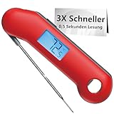 ThermoMaven F1 Turbo Digitales Fleischthermometer –0,5s Sofortanzeige...