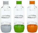 SodaStream Aktions-Set Pet-Flaschen 2+1, 3x 1L, aus bruchfestem...