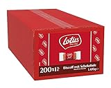 Lotus Biscoff Karamellgebäck mit Schokolade, 200 x 1 Stück, 1er Pack (1 x...