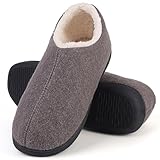 Uniuni Hausschuhe Herren Winter Warme Pantoffeln Memory Foam Rutschfeste...