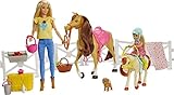 Barbie FXH15 - Reitspaß Spielset (blond), Chelsea, Pferd und Pony, Puppen...