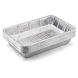 Weber 6415 Small 7-1/2-Inch-by-5-inch Aluminum Drip Pans, Set of 10