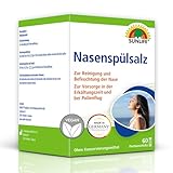 SUNLIFE Nasenspülsalz: Nasenspülung zur Reinigung verstopfter Nase, 60...