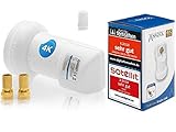 [ Test 2X SEHR GUT ] Anadol Gold Line Single LNB 0.1dB Digital für 1...