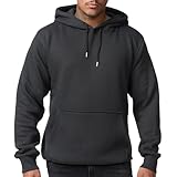 Smith & Solo Herren Kapuzenpullover – Sweatshirt Pullover Rundhals –...