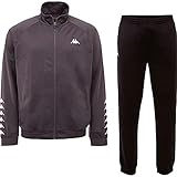Kappa Unisex Kinder Till Kids Trainingsanzug, Asphalt, 176 EU