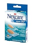 Nexcare Aqua Clear Waterproof Pflaster, Assorted, 14/Pack