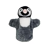 EcoBuddiez Hand Puppet - Pinguin von Deluxebase. Pinguin Plüsch Handpuppen...