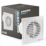 Albatros Badlüfter 100mm - Extra Leise und Leistungsstark - Innovativer...
